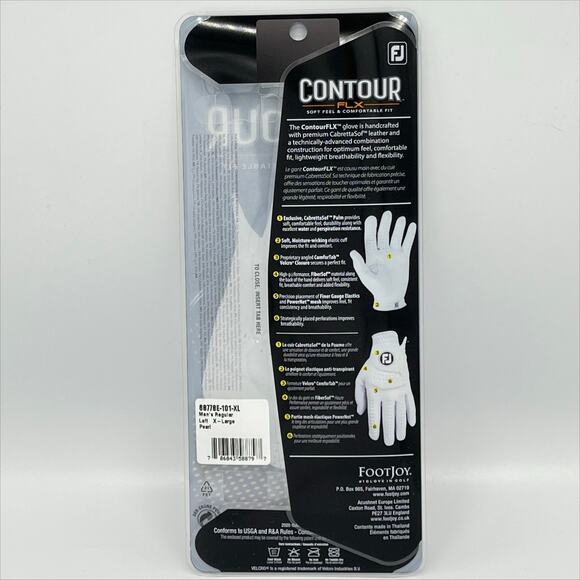 FJ Contour FLX Men's Left Glove in Pearl Size XLG - Picture 4 of 5